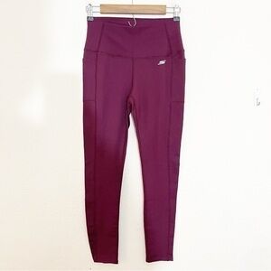 Sketchers Activewear Training Women Leggings Size Small Purple Pockets